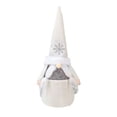 thumbnail image 1 of Cateissary Cubierta de botella de vino Navidad anciano sin rostro ropa de muñeco de nieve champán cerveza sombrero protector manga de botella de vino Kits de decoración para fiestas Gris Cateissary HA068781-02, 1 of 6