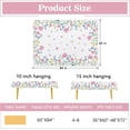 thumbnail image 2 of Spring Summer Floral Flowers Rectangle Tablecloth 60 x 84 Inch, Poppy Bellflower Bloom Decorative Table Cloth Wildflower Dining Table Cover, Butterfly Seasonal Dinner Party Picnic Decoration, 2 of 6