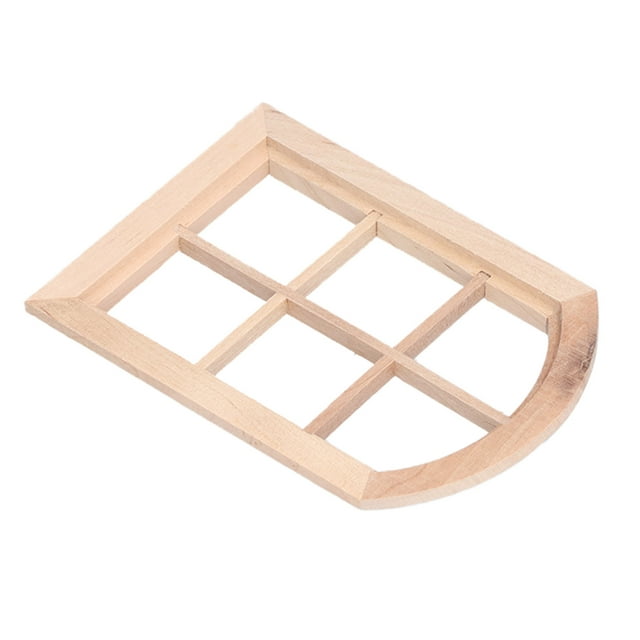 Miniature Dollhouse , Dollhouse With 6 Panes For Decor