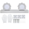 thumbnail image 1 of zhangqiuzhi Modern Waterproof LED Mirror Front Light Round Makeup Lights Bathroom Accessory 85‑265V2 Lights 8W, 1 of 21