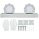 thumbnail image 1 of Luz delantera de espejo LED impermeable moderna luces de maquillaje redondas accesorio de baño 85‑265V2 luces 8W, 1 of 8