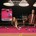 thumbnail image 2 of SUGIFT 54" Foldable Pool Table, Portable Folding Billiard Table, Indoor Pool Arcade Game Table Red, 2 of 6