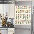 thumbnail image 3 of Yayeee Magnetic Dishwasher Cover for The Front Decoration Home Kitchen Machine Sticker Protector, Red Floral, 3 of 6