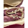 thumbnail image 5 of Bluebell Jewels 14K Yellow Gold Finish Ring Guard Ring Wrap Ring Enhancer CZ Marquise Floral Branches, 5 of 7