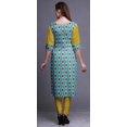 thumbnail image 4 of Bimba Kurti Longue Robe en Coton Imprimé Tunique Droite pour Femmes Haut Indien-Large, 4 of 6