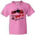 thumbnail image 3 of Inktastic My Yaya Loves Me with Cute Ladybugs Youth T-Shirt, 3 of 5