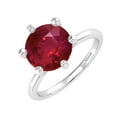 thumbnail image 2 of Sterling Silver Ruby Solitaire Ring, 2 of 3
