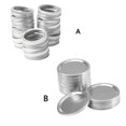 thumbnail image 4 of Bearachild 12 Uds tapas de tarros de boca ancha de tipo dividido tapas de almacenamiento anillos de silicona cubierta de sellado de repuesto, Cocina y Comedor Anillo de plata de 70 mm., 4 of 6