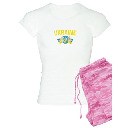 

CafePress - Ukraine Ukrainian Flag Ukraine Flag Vintag Pajamas - Women s Light Pajamas
