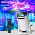 thumbnail image 4 of LED Starry Projection Lamp Galaxy Nebula Star Projector Music Speakers Bedroom Night Light Atmosphere Lamp 15 Light Effects with Remote Control 1/2/4H Timer Adjustable Brightness Speed, 4 of 9