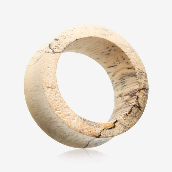 A Pair of Old Tamarind Wood Double Flared Tunnel Plug