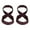Red M, variant on 2Pcs Figure 8 Lifting Strap Men Women Anti-Slip Weightlifting Grip Band Bodybuilding Powerlifting Strength Training Home Gym Deadlifts Wrist Strap