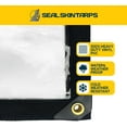 thumbnail image 6 of Seal Skin Waterproof Clear Tarp, 20 Mil Transparent Vinyl Tarpaulin with Grommets 10' X 20', 6 of 6