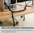 thumbnail image 4 of 54 Yards x 1/2 Inch Reusable Cable Ties - BSELEYY Adjustable Cord Straps Cable Management Tape Cord Organization Straps Hook Loop Tape Cord Wrap for Home,Office, Wire Bundling (27Yd x 2 Rolls) Black, 4 of 6