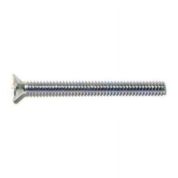 #6-32 x 1-1/2" Zinc Slotted Flat Head Machine Screws (72 pcs.)