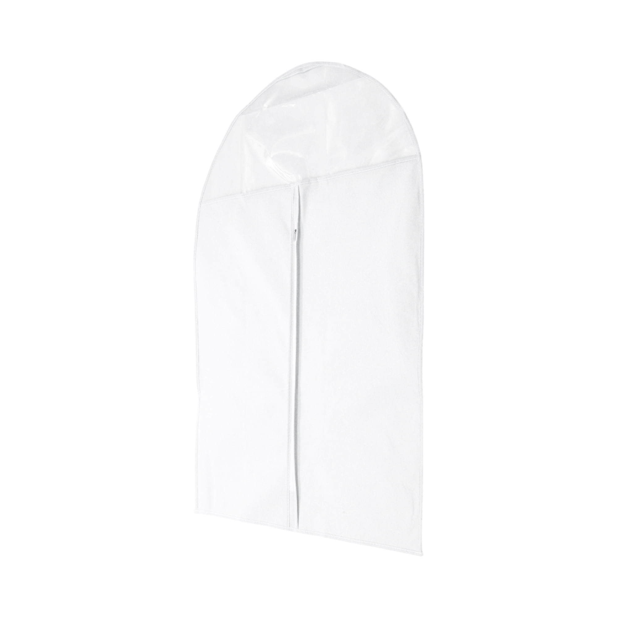 Unique Bargains 3 Pcs Dustproof Thickened Garment Bag White 35.43"x23.62"