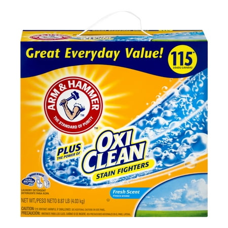 (2 pack) Arm & Hammer™ Plus OxiClean™ Fresh Scent Powder Laundry Detergent 8.87 lb.