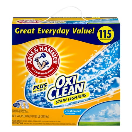 - (2 pack) Arm & Hammer™ Plus OxiClean™ Fresh Scent Powder Laundry Detergent 8.87 lb. Box