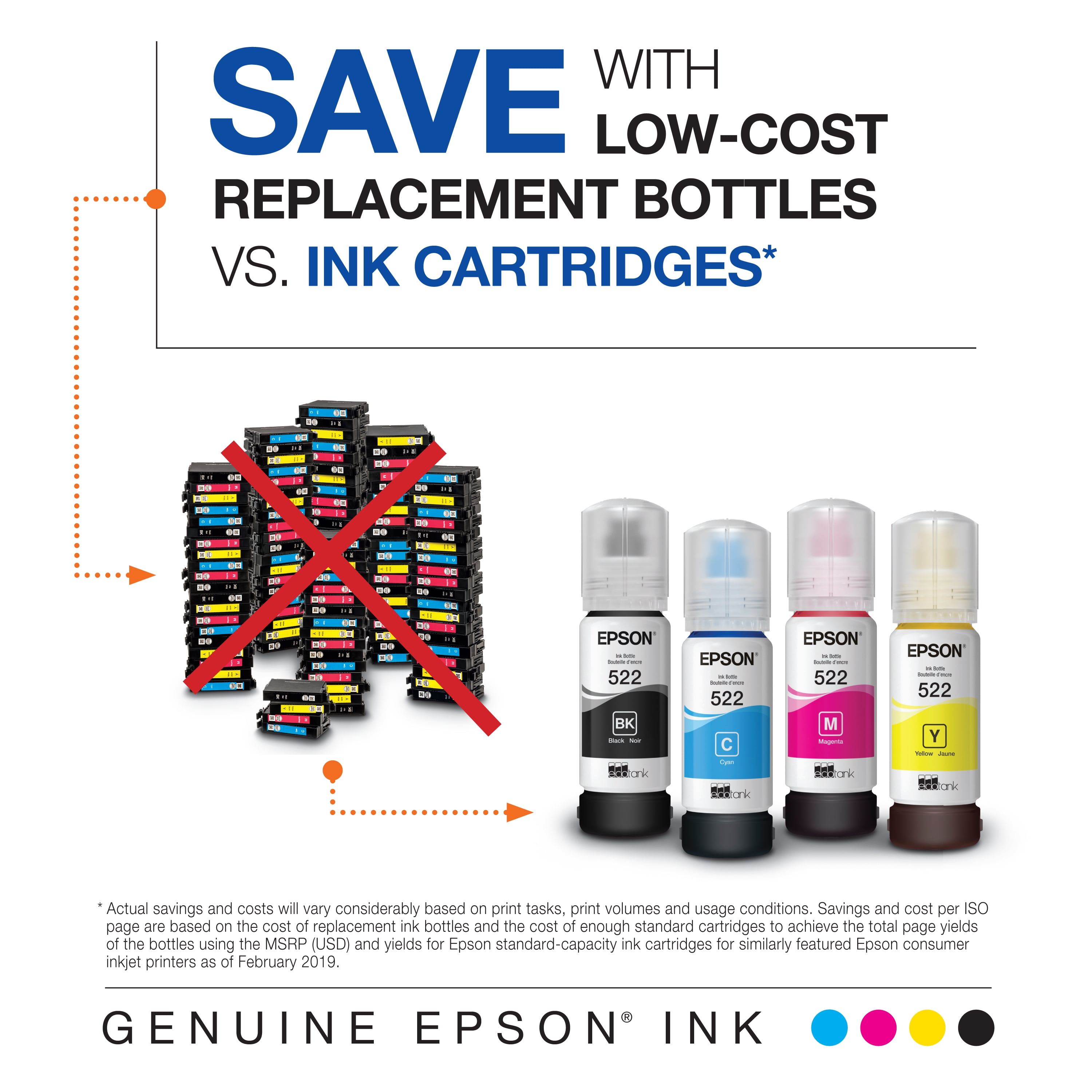 Compatible Epson 102 Cyan Ink Bottle (C13T03R240) - Epson EcoTank