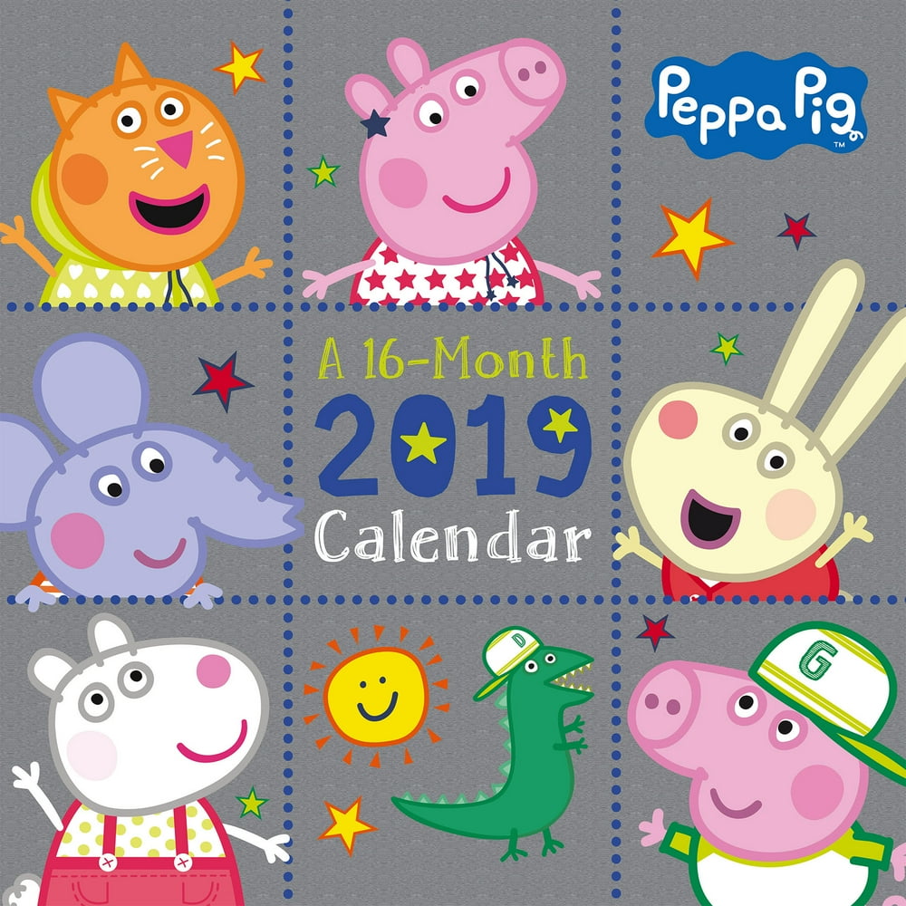 2019 Peppa Pig Wall Calendar - Walmart.com - Walmart.com