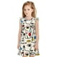 thumbnail image 1 of Fotbe Aabstract Eyes Vestido de Dormir para Niñas de 3 a 10 Años, Mangas Cortas, Estilo Princesa, Pijama Camisón con Mangas Voladas-XX-Large, 1 of 6