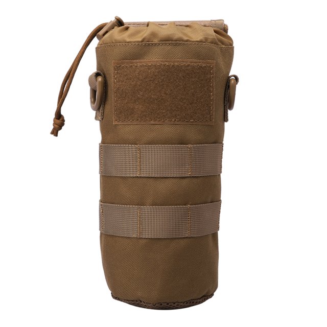 Bolsa para botella de agua Molle para caza al aire libre, portabotellas (marrón) Likrtyny Deportes al aire libre Salida diaria Juego de fiesta