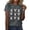 Gray, variant on QUNYINEY Casual Womens Shirts Easter Crew Neck Short Sleeve Pullover Tops Loose Funny Summer Tops for Women