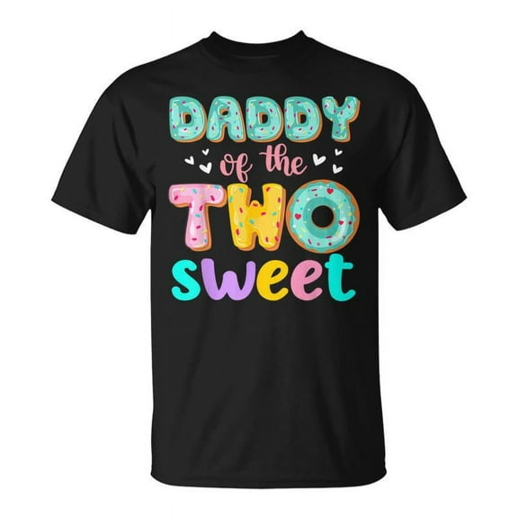 SR Daddy Of The Two Sweet Donut Birthday Theme Girl T-shirt