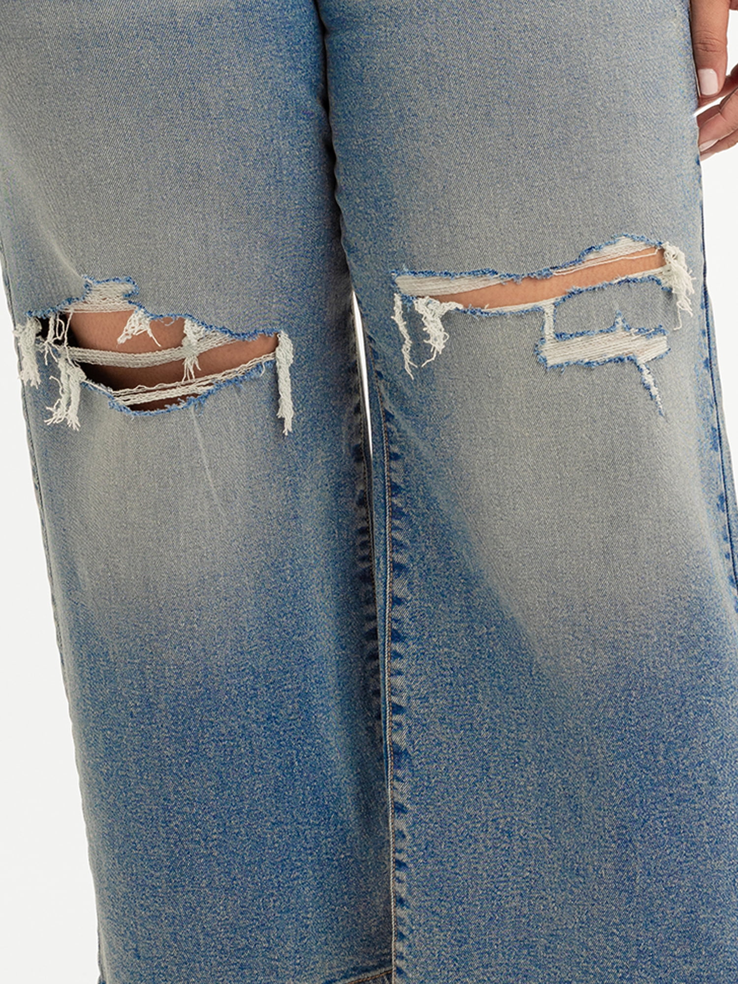 Jessica Simpson Women's Plus Buttercup Slouchy Boyfriend Jeans, Sizes 16W-24W