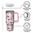 thumbnail image 3 of Halloween Tumbler 30 oz with Handle and Straw Spooky Ghost Candy Tumbler Halloween Birthday Gifts Insulated Mug, 3 of 5
