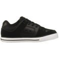 thumbnail image 3 of DC Men's Pure Action Skate Shoe, black/black/white, 14 D D US, 3 of 8
