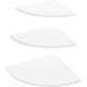 thumbnail image 1 of Estante de pared de esquina blanco, estante de esquina flotante de 3 niveles, estante de pared, estantería de pared, estante de almacenamiento, estanterías, muebles para el hogar, decoración de, 1 of 8