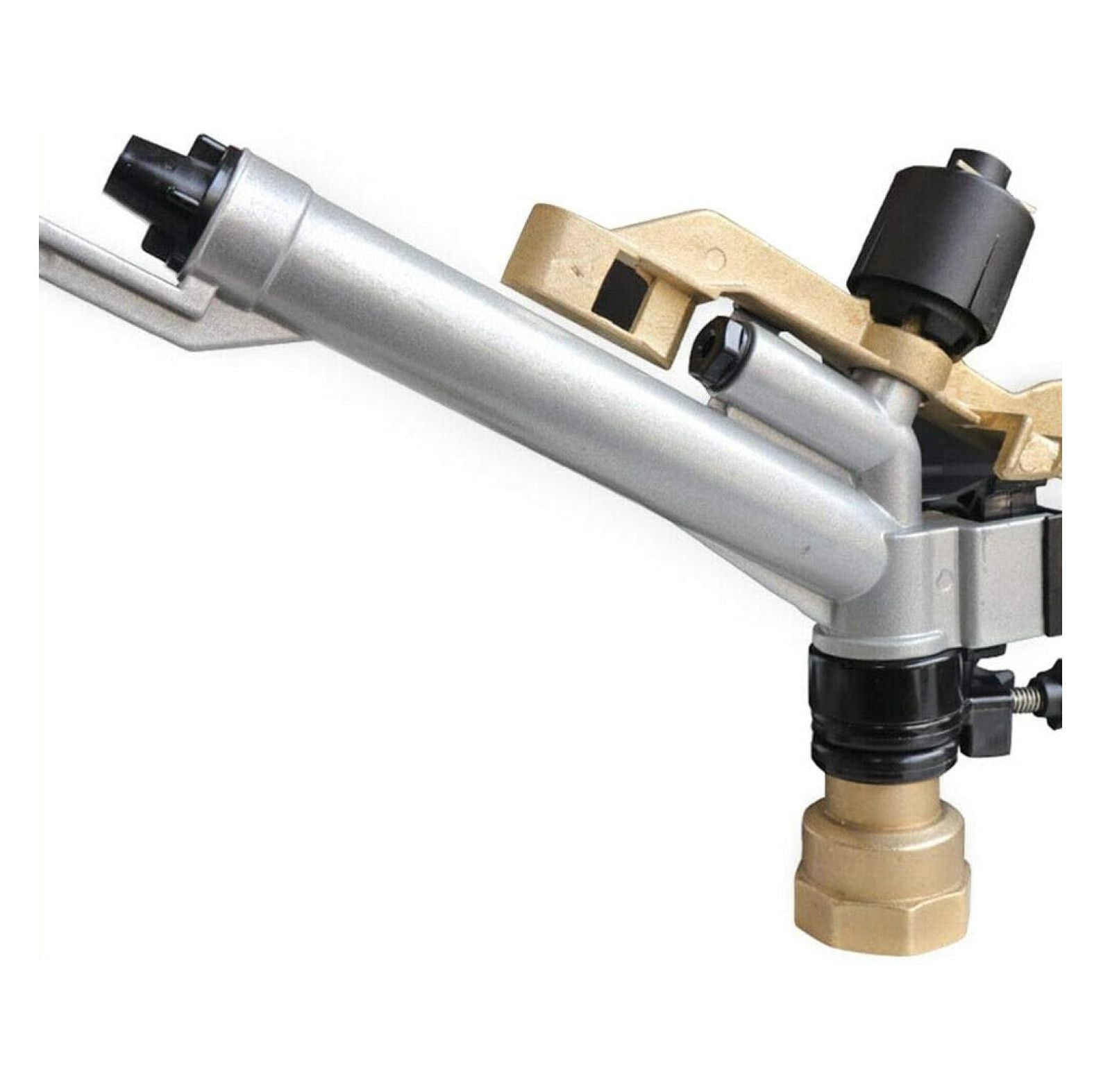 1.5" Impact Sprinkler Water Irrigation Tool, 360° Adjustable Rain Spray Gun for Agriculture Lawn