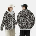 thumbnail image 4 of Lsque Hand Drawn Snake UPF 50+ Lightweight Sun Protection Men's Women's Long Sleeve Shirt, Hoodie Performance -X-Large, 4 of 9