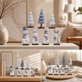 thumbnail image 6 of Novryn Christmas Wooden Tabletop Decor Set of 7, 6 x 2 Inch Snowman Reindeer Table Decor, Rustic Wooden Accent for Tabletop and Wall Display, 6 of 7
