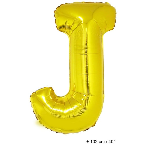 Balloon-Foil-Letter J-40"-Gld