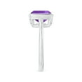 thumbnail image 3 of ANGARA Natural 3.1 Ct. Amethyst Solitaire Ring in 14K White Gold for Women (Ring Size: 4), 3 of 9
