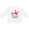 thumbnail image 3 of Inktastic I Love My PopPop grandchild Boys or Girls Long Sleeve Toddler T-Shirt, 3 of 5