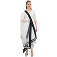 thumbnail image 2 of Phagun Indian Women's Net Dupatta Wrap Hizab Throw Long Stole Scarves-White, 2 of 5