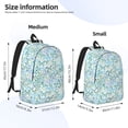 thumbnail image 3 of Naloa Butterflies Canvas Backpack for Men Women Rucksack Casual Travel Daypack College Tote Satchel Bookbag for Teens-Small, 3 of 7