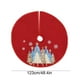 thumbnail image 3 of Falda para Árbol de Navidad, Falda para Árbol de Navidad con Copos de Nieve, Decoración Creativa para Árbol de Navidad, Delantal para Árbol de Navidad, 3 of 6