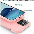 thumbnail image 6 of Entronix Silicone Case Compatible with iPhone 14 Pro Max, Protective Cover, Light Pink, 6 of 7