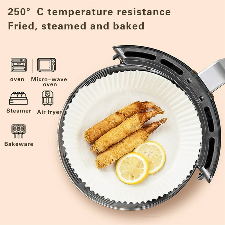 Air Fryer Disposable Lined Paper Oven Grill Steamer Oil-absorbing Paper  Tray Round Large Household Baking