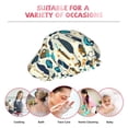 thumbnail image 7 of Yiaed Fathers day Print Reusable Shower Cap & Bath Cap & Lined, Oversized Waterproof Shower Caps Designed for all Hair Lengths, 7 of 7
