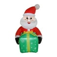 thumbnail image 5 of FVDPWYE Christmas Inflatable Decoration Indoor Outdoor Blow up Santa Claus Cute Window Suction with Build in LED for Outside Backyard, 5 of 9