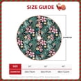 thumbnail image 2 of Rateoe Rose Flowers Pattern Christmas Tree Skirt with Ties , Christmas Tree Decorations, Farmhouse Christmas Decor Xmas Holiday Decorations-48", 2 of 6