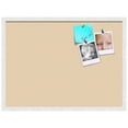 thumbnail image 2 of PinPix ArtToFrames 28x20 Custom Cork Bulletin Board    Poster Board Has a Fabric Style Canvas Finish, Framed in Satin White Frame (PinPix-263), 2 of 5