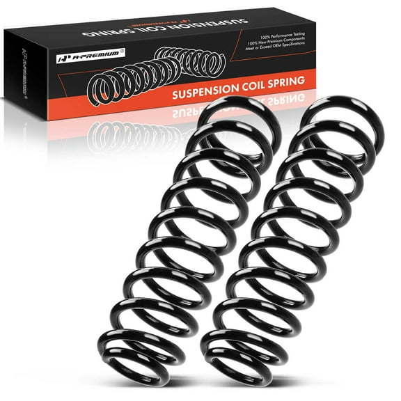 A-Premium 2Pcs Rear Suspension Coil Springs Set Compatible with Toyota Corolla 2003-2013 1.8L 2.4L, Driver and Passenger Side, Replace# 4823102430