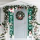 thumbnail image 5 of Advancent 1 par de Navidad Oxford paño pareado puerta de casa Banner puerta bandera decoración al aire libre Kits de decoración para fiestas No.01, 5 of 6