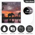 thumbnail image 3 of Coolnut Elephant Dishwasher Magnet Cover, Magnetic Refrigerator Panel Decal Wash Machine Front Door Decorative Cover for Home Kitchen Farmhouse Decor, 23"x 26", 3 of 6